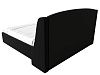 Интерьерная кровать Лотос 180 (черный цвет)