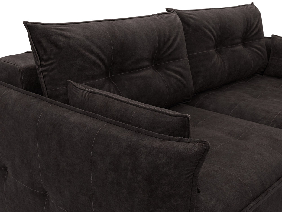 Диван прямой Лига-100 НПБ (brut 17 коричневый)