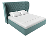Интерьерная кровать Далия 160 (бирюзовый цвет)
