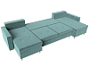 П-образный диван Белфаст (бирюзовый цвет)