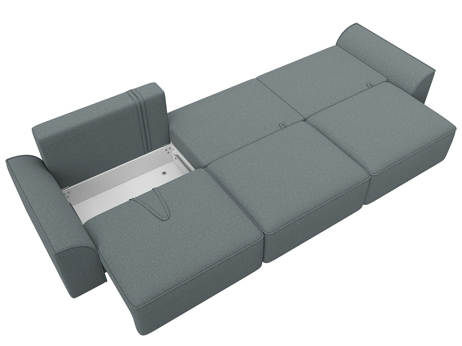 Диван прямой Лига-048 НПБ Лонг (амур 07 серый) Диван прямой Лига-048 НПБ Лонг (амур 07 серый)