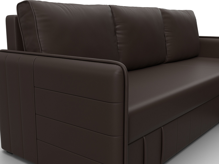 Диван угловой Слим угол универсальный (коричневый)