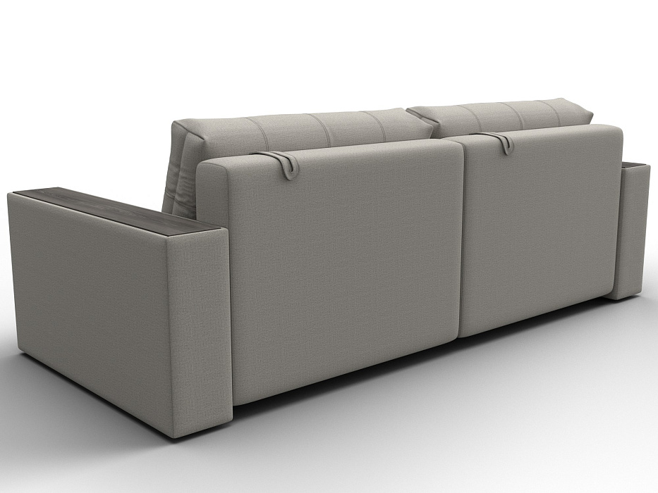 Диван прямой с декором Лига-049 НПБ (амур 02 бежевый)