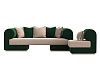 Набор Кипр-2 (диван, кресло) (бежевый\зеленый)