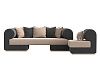 Набор Кипр-2 (диван, кресло) (бежевый\серый)
