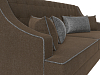 Прямой диван Марк (коричневый\серый)