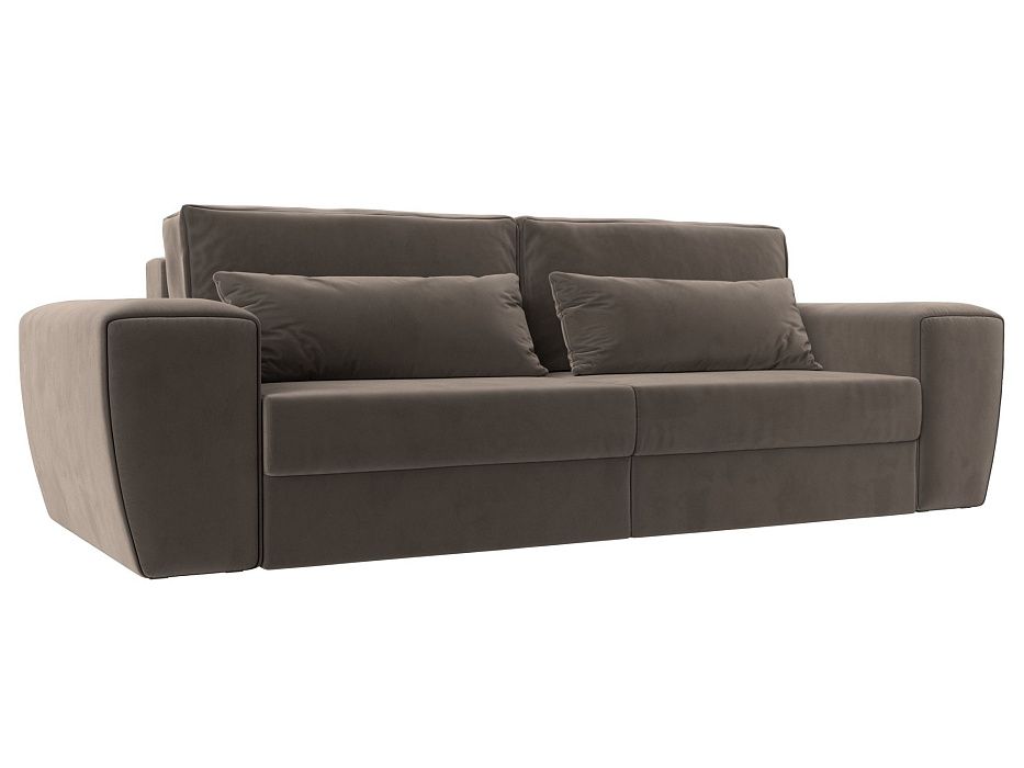 Прямой диван Лига-008 (коричневый)